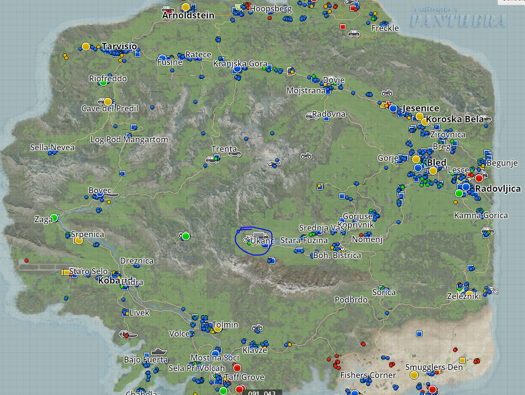 dayz epoch loot map